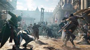 No female protagonists are seen in the fighting of the game mode. Some gamers view the “Assassin’s Creed V: Unity” video game as sexist. Photo from Creative Commons. 