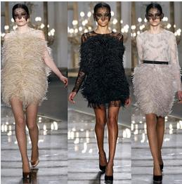 Feather dresses are one of the major dress styles that are coming to the forefront in 2015. Photo courtesy Creative Commons.