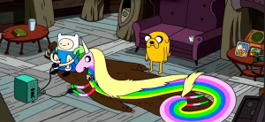 Finn the human and Jake the dog explore the Land of Ooo in "Adventure Time." Photo from cartoonnetwork.com