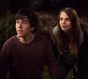 Nat Wolff and Cara Delevingne. Photo from twitter.com/papertownsmovie