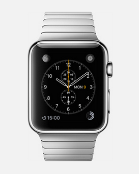 Apple has entered the wearable technology market with the Apple Watch. The device is meant to sync with your iPhone and has new features only on the watch. Photo from Apple.