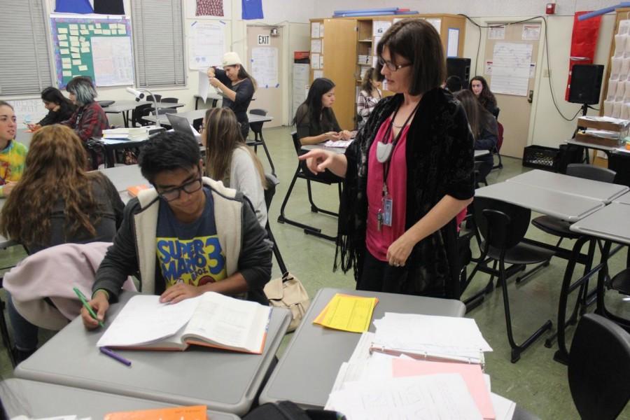 Leslie Hicks has been a dedicated teacher since the school was created and is still very dedicated to her students