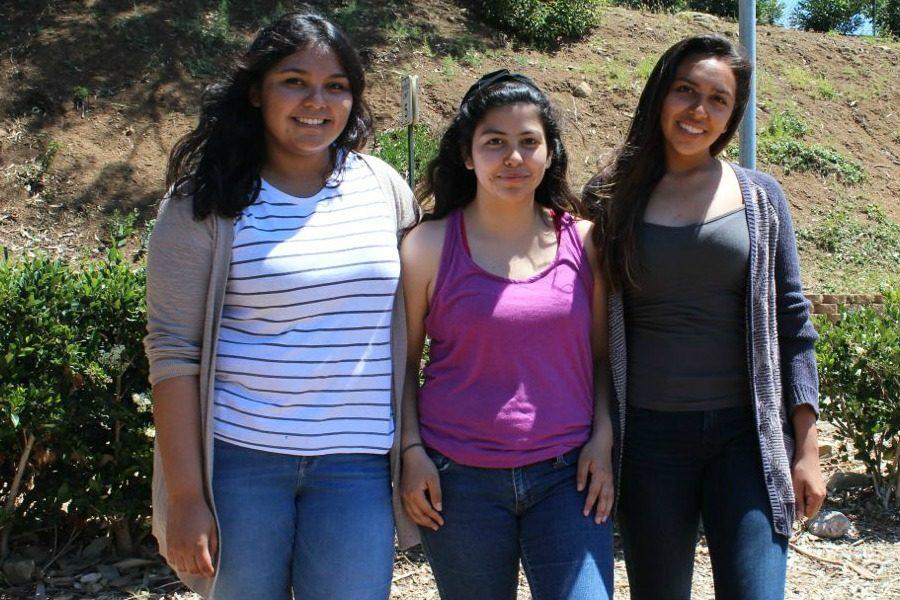 Juniors Elsie Morales, Yoseline Gutierrez, and April Serrano attended the Chicano Youth Leadership Conference in Malibu, California.