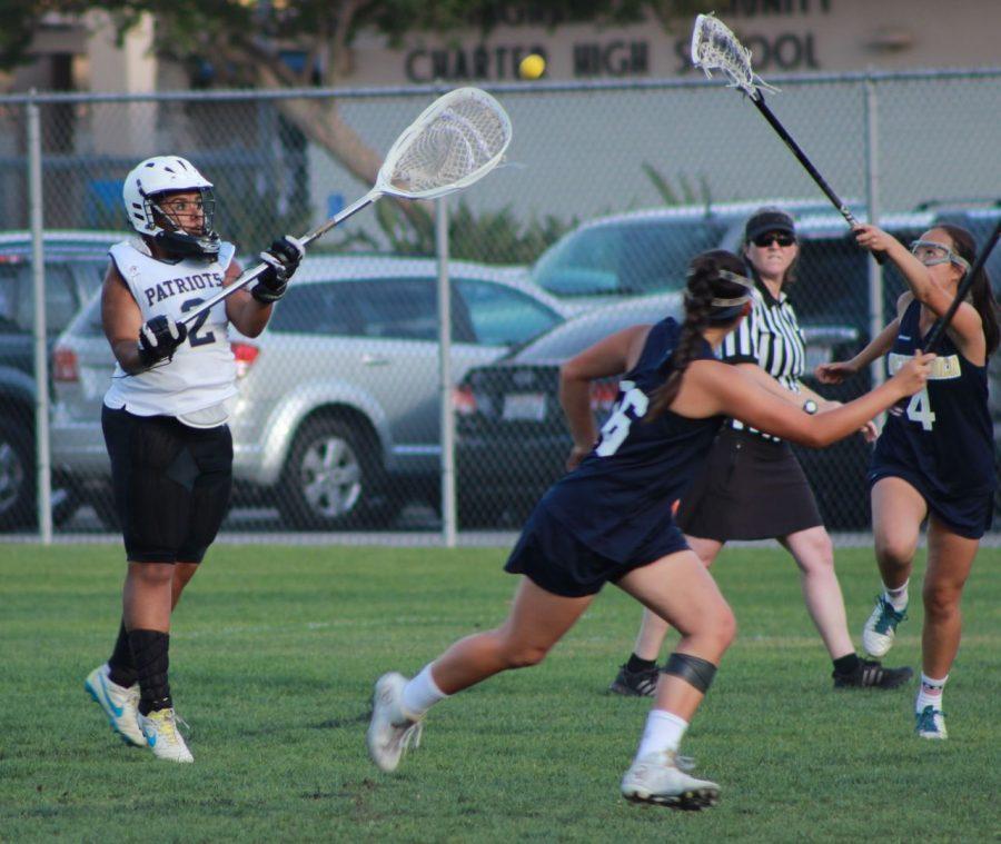 The girls lacrosse team won the CIF City Championship game for the third time.