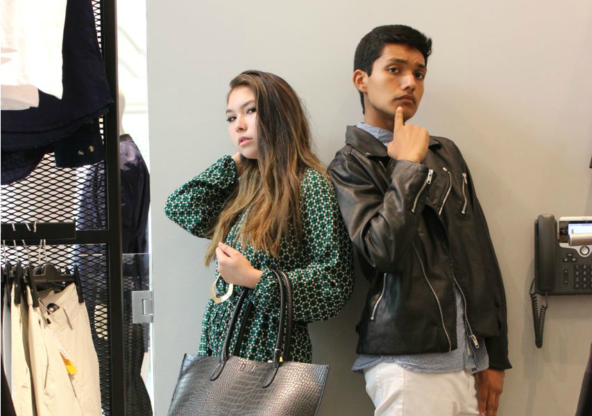 Sophomores Anias Weinstock and Adrian Contreras model fall looks and share how to look trendy this season.
