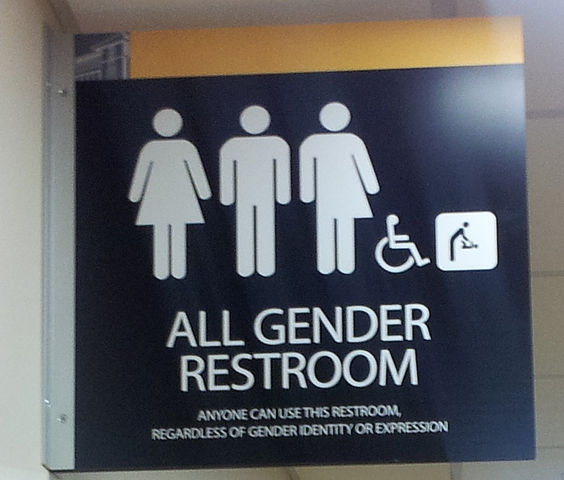 One of the new laws that will be in affect is unisex bathrooms. This will take affect in March.