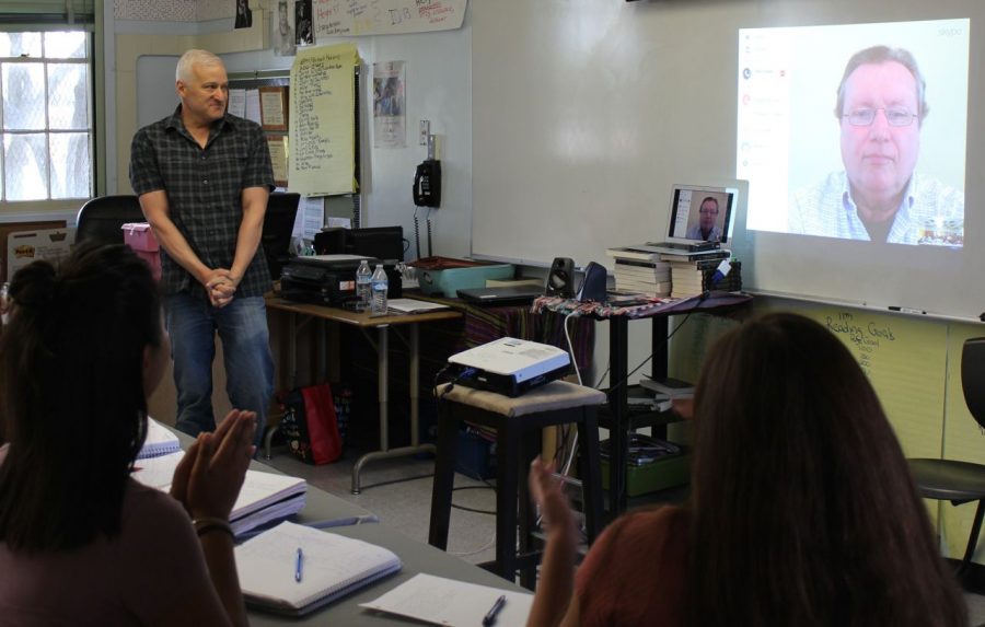 English teacher Ron Baer along with his AP Literature class hold a conversation with Thomas Foster author of How to Read Literature Like a Professor. 