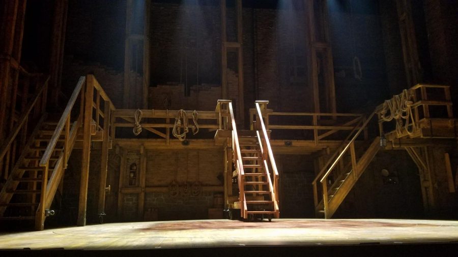 The stage was set and students were ready to experience the play Hamilton on Oct 12.