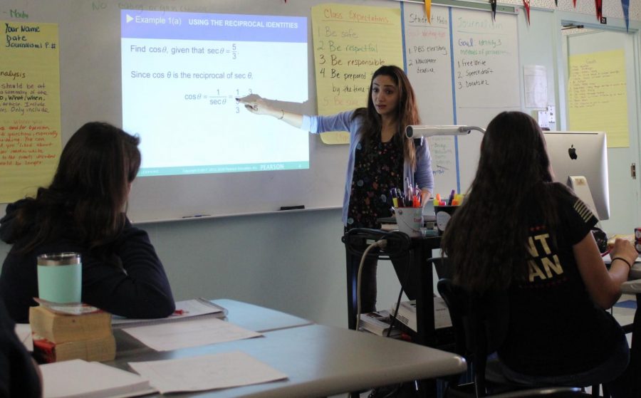 New math classes like Math 240 and Edgenuity Pre-Calculus have been offered to students due to the lack of a math teacher position.
