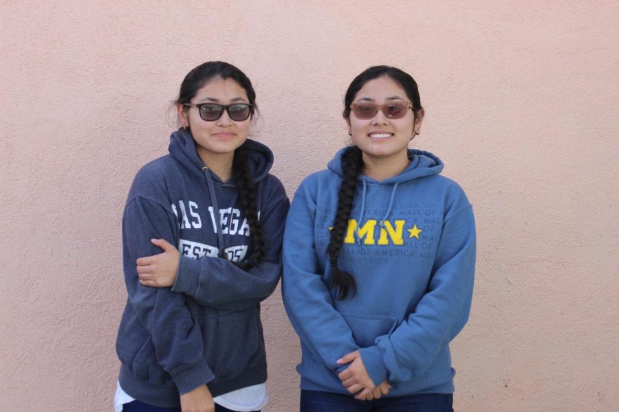 Juniors Nicole and Leticia Gabino have earned enough credits from community colleges to graduate one year early with the class of 2019. 