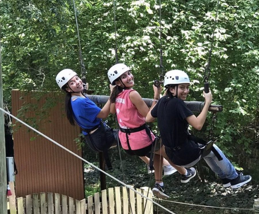 Attendees of the law and advocacy program were treated to a ropes course on the second day of the program.