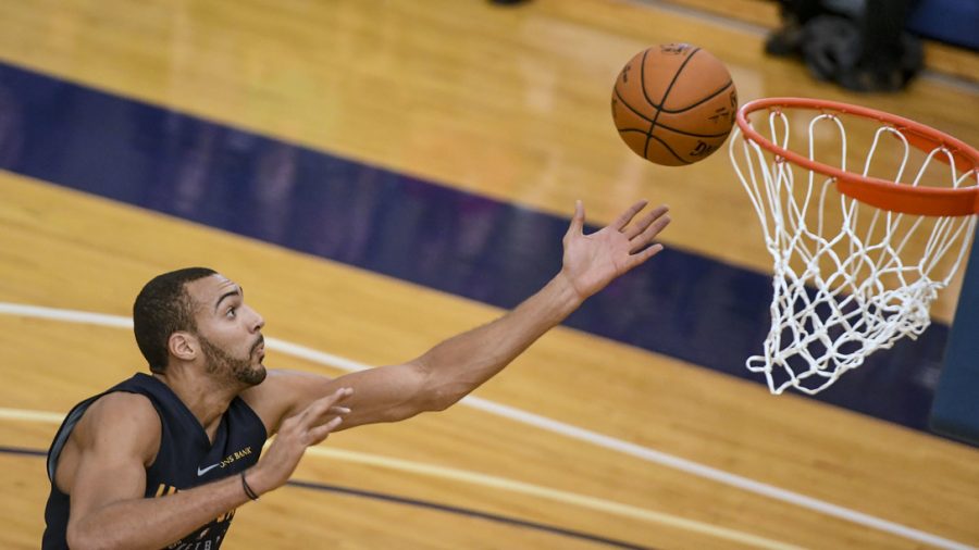 Utah Jazz center Rudy Gobert was the first professional athlete to contact COVID-19. He along with five other NBA teams that came in contact with him were quarantined.