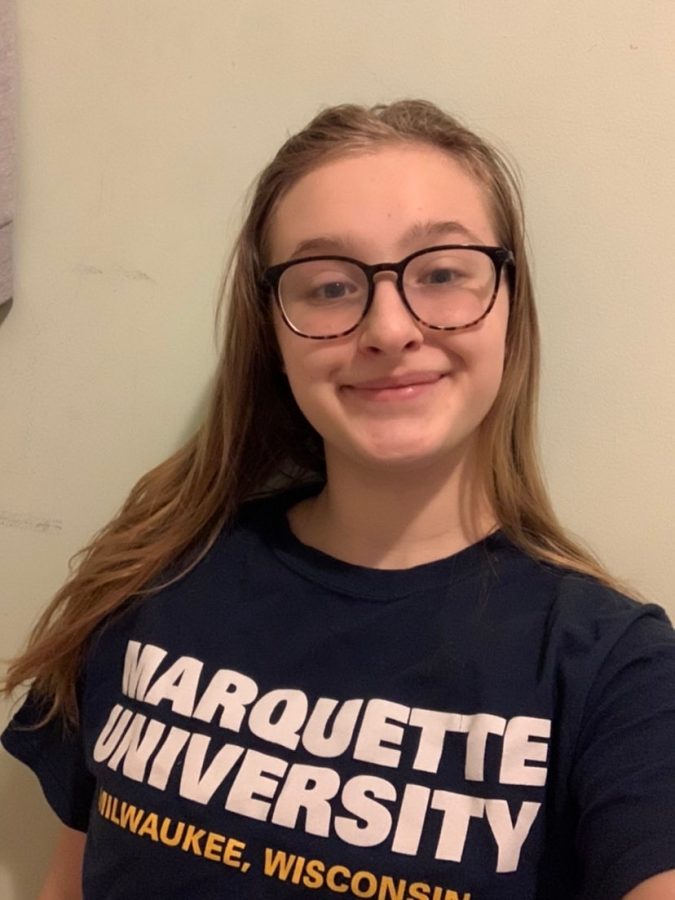 Senior Susannah Ness plans on applying to Marquette University.