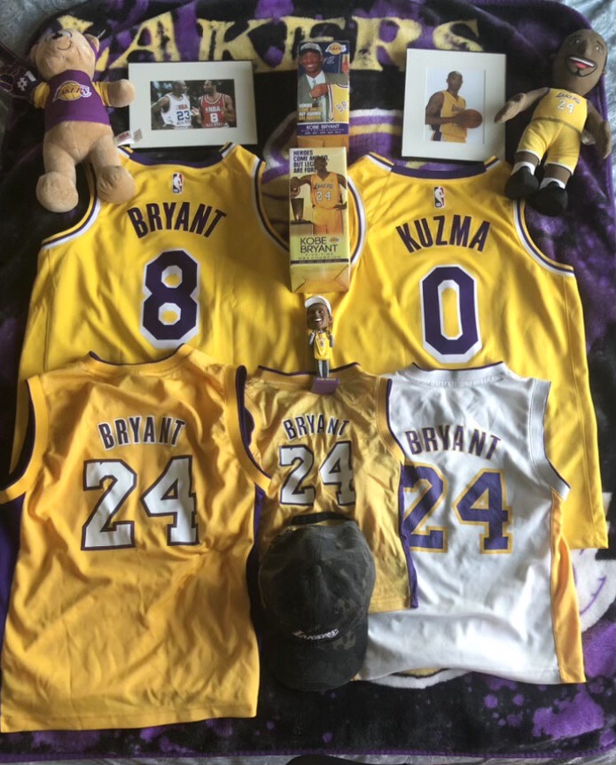 Online Editor-In-Chief Parampreet Aulakh shows off some of his Lakers gear as he celebrates their NBA Finals win. He has been a Lakers fan for as long as he can remember.