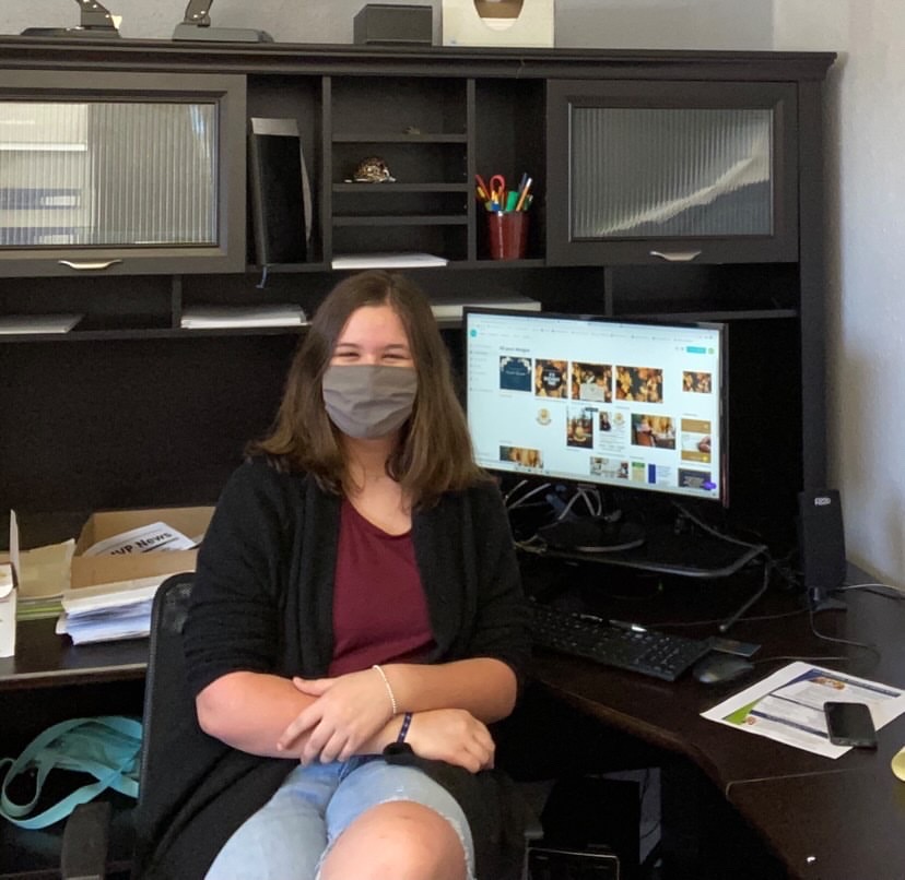 Senior Samantha Mills interns at MVP Law Group three days a week afterschool. She understands the importance of managing her time with school, college applications and work.