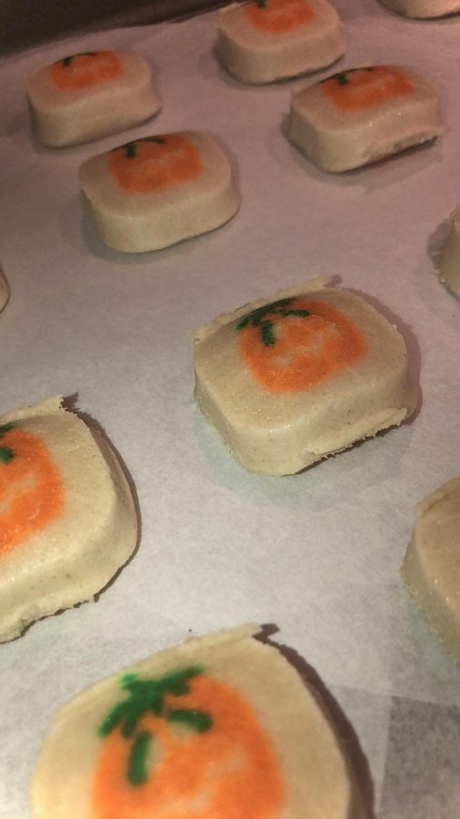 Senior Jessica Melkonyan baked Halloween themed cookies on Oct. 5 with her friends.