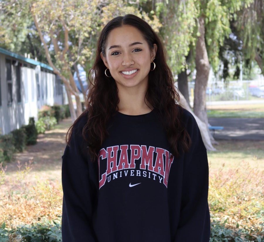 Salutatorian Tia Jarrett looks forward to attending Chapman University after en-
during the challenge of balancing academics with friendships and extracurricular
activities. “Don’t underestimate where hard work can get you,” Jarrett said.