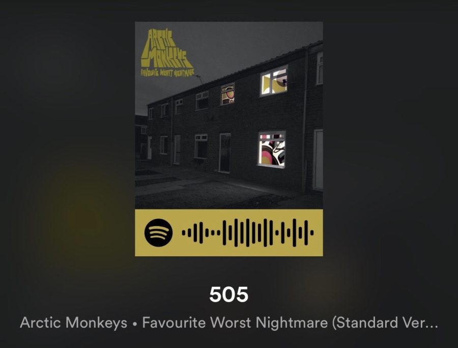 “505” by Arctic Monkeys is an alternative rock song about the longing to go back to an era when the relationship was still young and romantic.