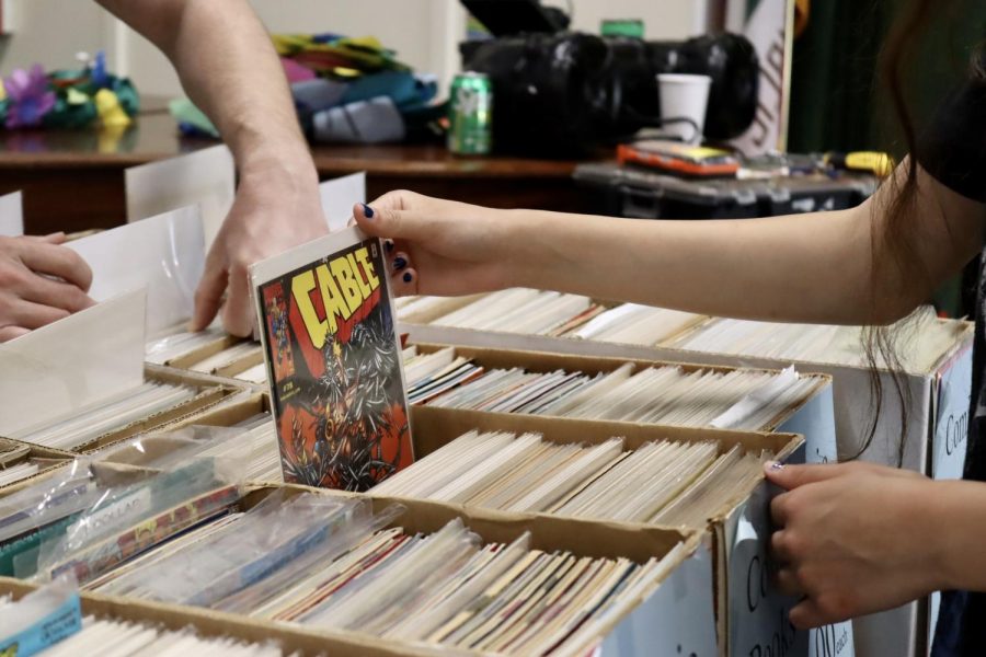 Comic books were sold during Pearl Con on May 13, an event that was held for the first time since 2019.
