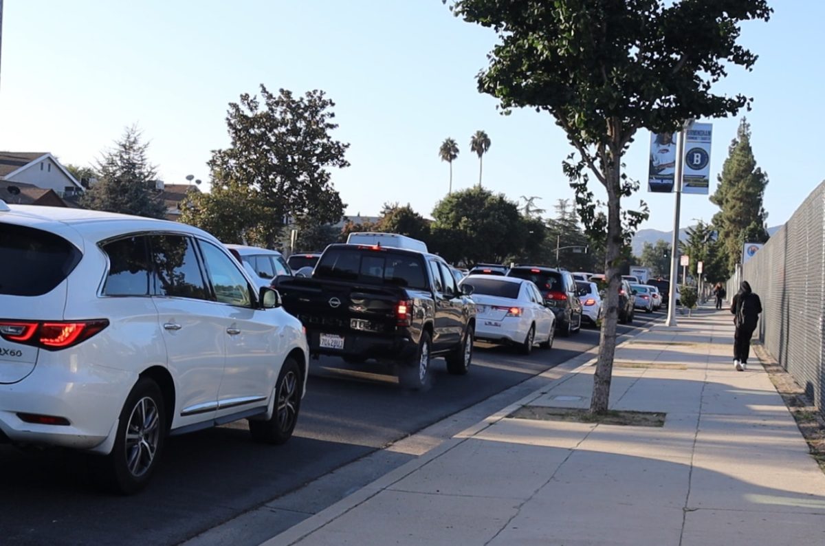 The heavy traffic around Daniel Pearl Magnet High School is potentially hazardous to students and staff. There has to be action taken to ensure the safety of students and staff and alleviate their fears.