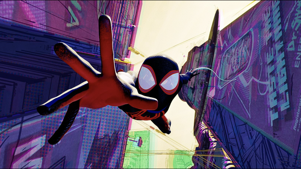 “Spider-Man: Across the Spider-Verse” follows the life of Miles Morales and his journey through the multiverse of Spider-Man.