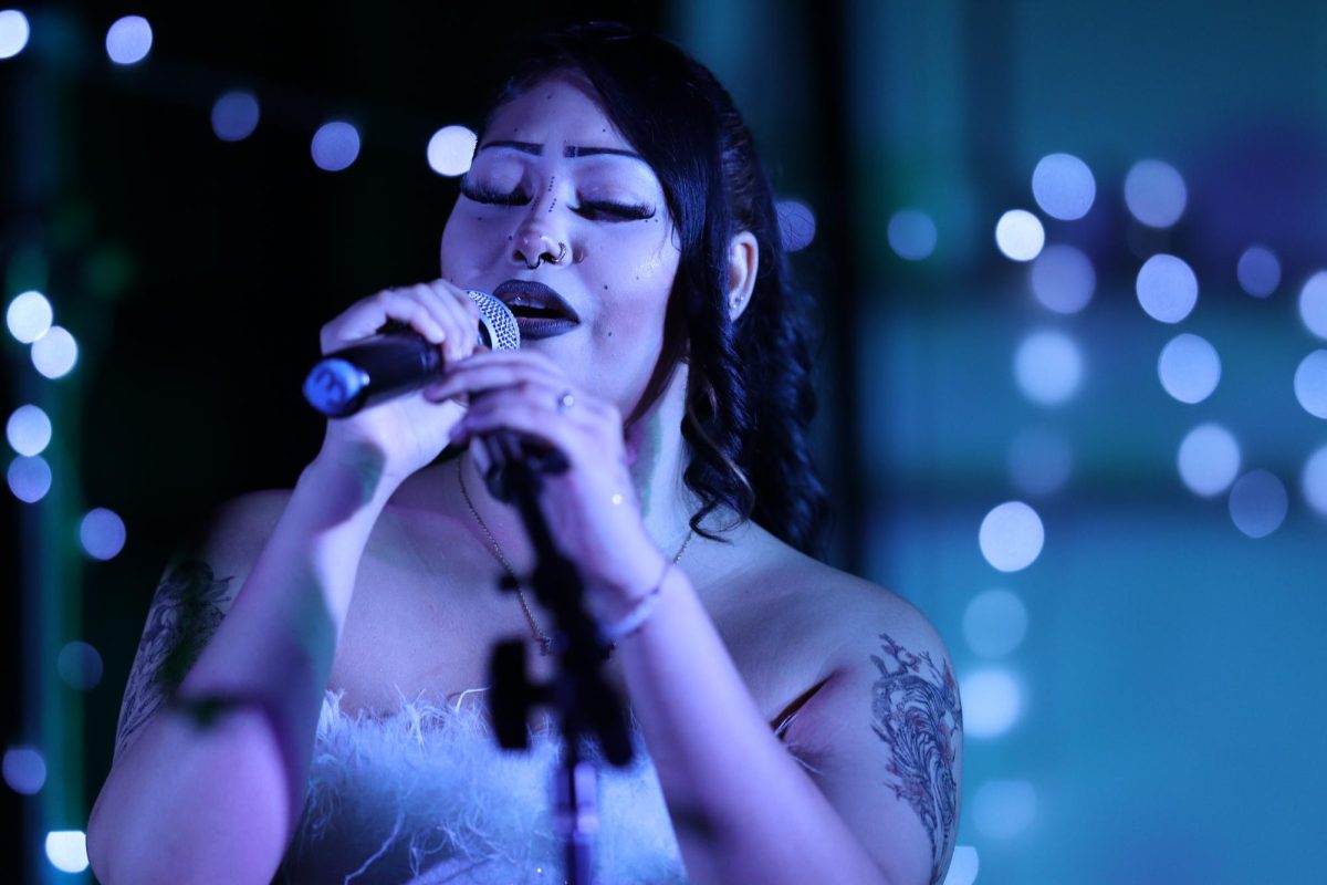 Senior Delilha Trujillo sings "Bound to You" by Christina Aguilera for World Music Day on Oct. 30.