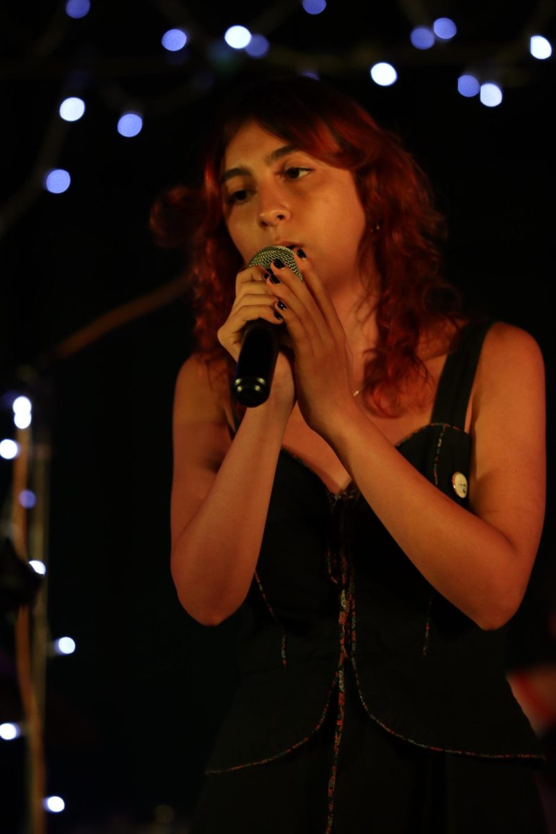 Senior Diana Abgaryan performs "All I Wanted" by Paramore during the World Music Day performance on Oct. 30.