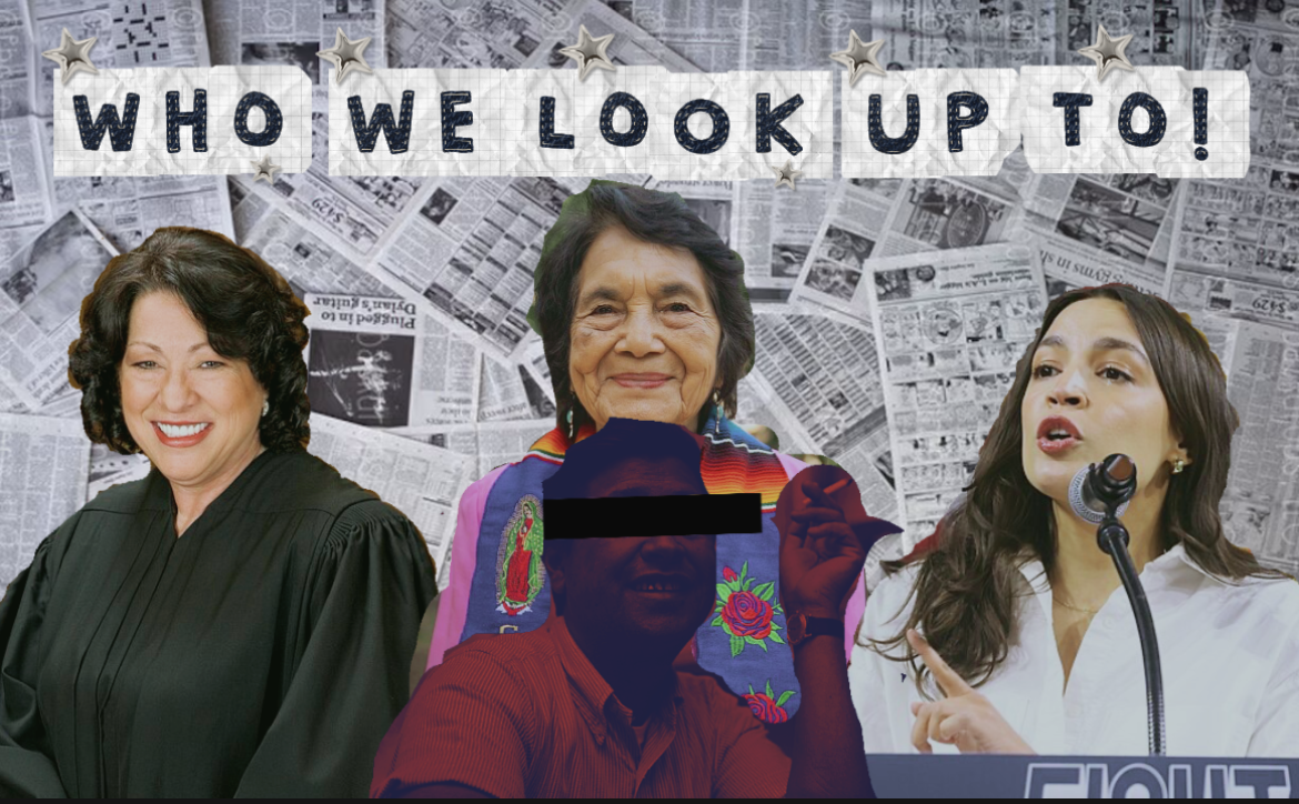 Junior Andrew Pulido Gonzalez looks up to figures such as Supreme Court Justice Sonia Sotomayor, United States Congresswoman Alexandria Ocasio-Cortez (AOC) and Dolores Huerta, in the wake of Cesar Chavez's sexual abuse allegations.