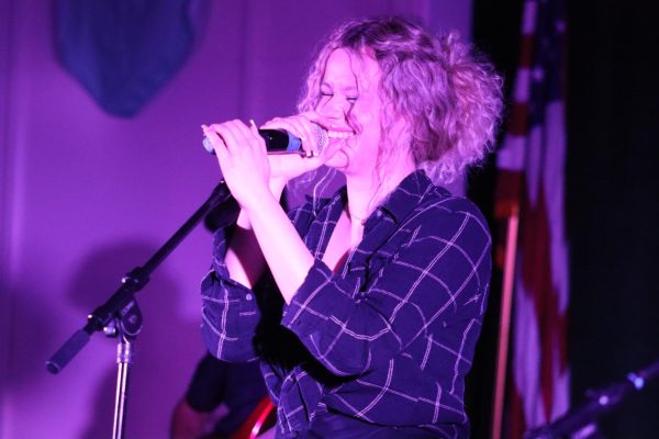 Senior Mariia Diachenko sings "Fade Into You" by Mazzy Star during the Spring Concert on May 19.