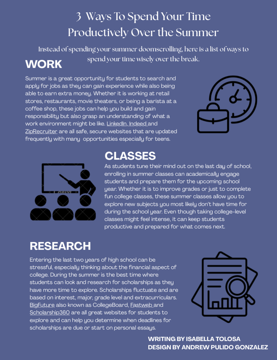 Instead of wasting your time on social media over the summer, there are a variety of ways you spend your time productively.